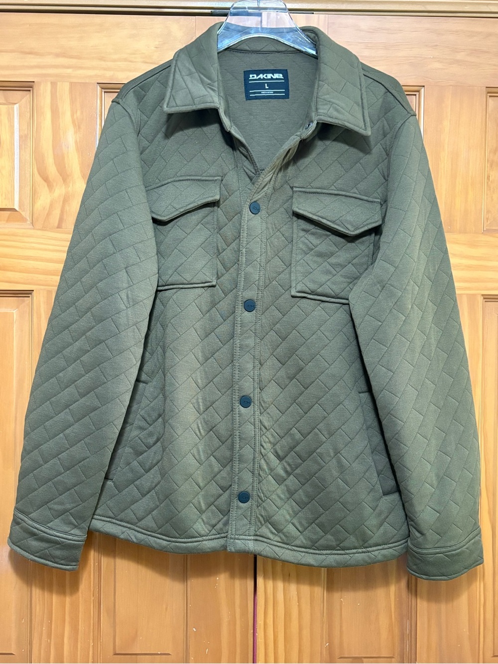 Dakine Olive Green Quilted Shirt Jacket Size Large NWOT